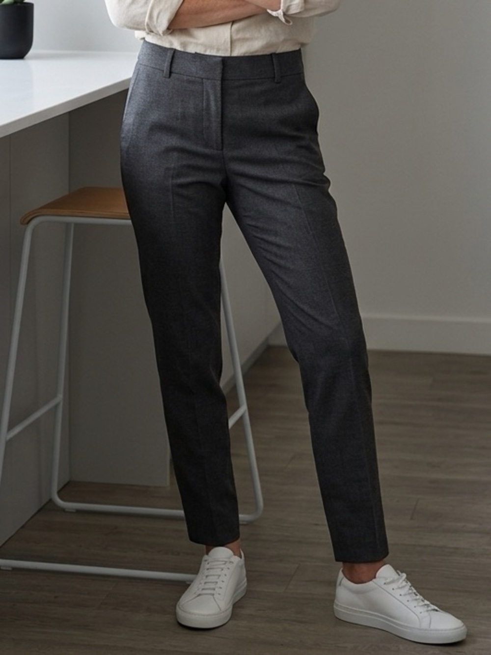 Lafayette 148 New York Preppy Classic neutral quiet luxury Perry Trousers